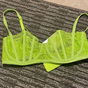 Fenty Lime Green Balconette Bra